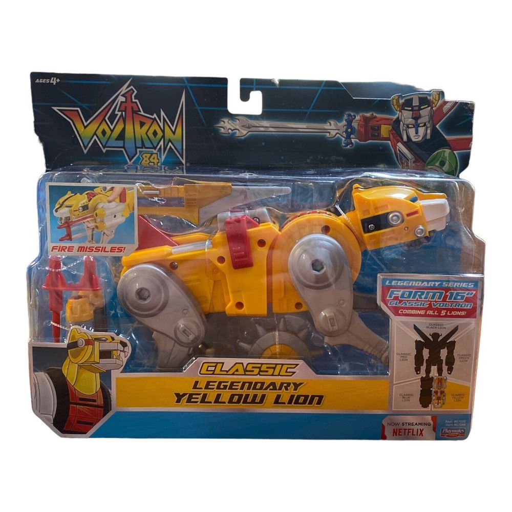 Voltron 84 Classic Legendary Yellow Lion Combinable Action Figure 2017 *New